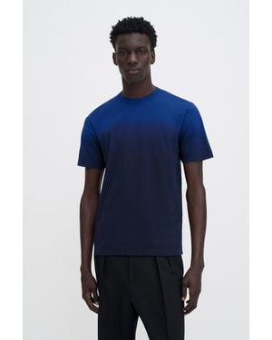 Filippa K Cotton Dip-Dyed Tee - Blue