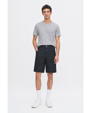 Filippa K Oversized Jean Shorts - Blue