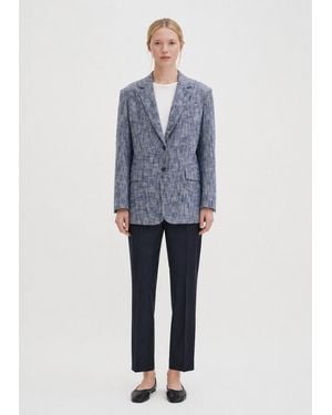 Filippa K Davina Textured Blazer - Blue