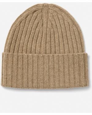 Filippa K Cashmere Rib Hat - Natural