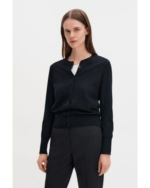 Filippa K Merino Short Cardigan - Blue