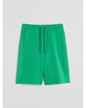 Filippa K Reversed Stripe Short - Green