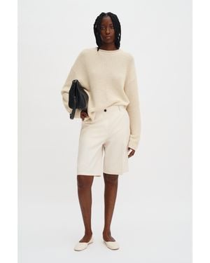 Filippa K Claire Cotton Shorts - Natural
