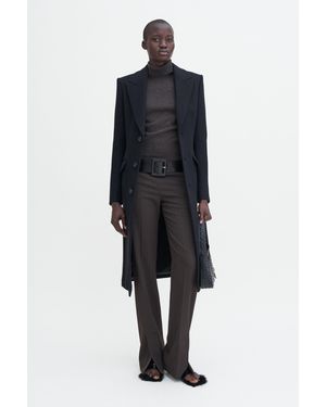 Filippa K 93 Slim Wool Coat - Blue