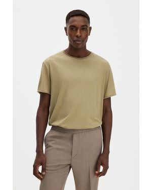 Filippa K Roll Neck Tee - Green