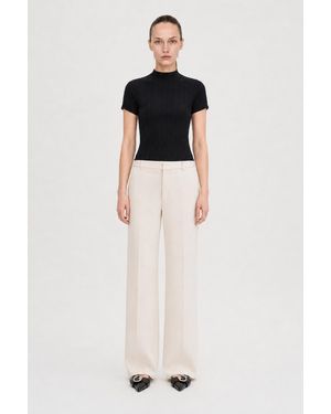 Filippa K Mock Neck Top - Blue