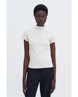 Filippa K Rib Cap Sleeve Top - White