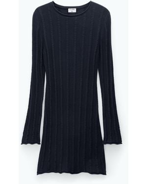 Filippa K Longsleeve Cotton Dress - Blue
