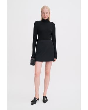 Filippa K Wool Mini Skirt - Black