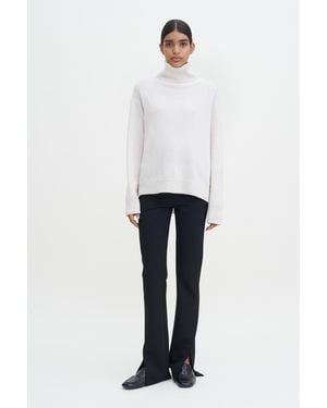 Filippa K Split Hem Jersey Pants - White