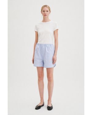 Filippa K Striped Drawstring Shorts - Blue