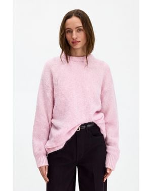Filippa K Hairy Alpaca Sweater - Pink