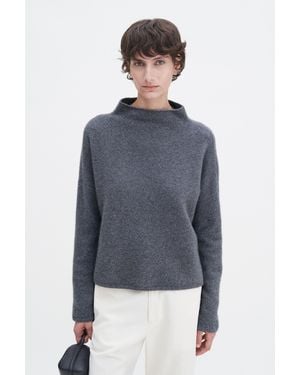 Filippa K Mika Yak Funnelneck Sweater - Blue