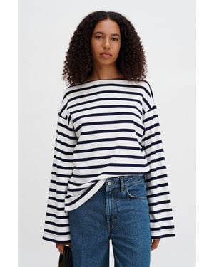 Filippa K Cotton Mariner Top - Blue
