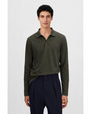 Filippa K Luke Stretch Polo Shirt - Green