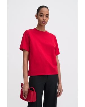 Filippa K Loose Fit Tee - Red