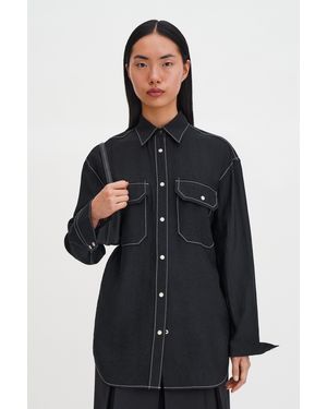 Filippa K Fluid Work Shirt - Black