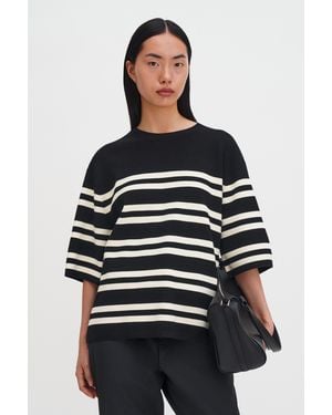 Filippa K Milano Knit T-Shirt - Black
