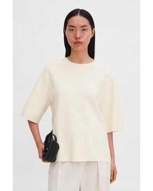 Filippa K Milano Knit T-Shirt - Natural