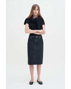 Filippa K Denim Midi Skirt - Blue