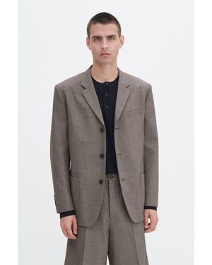 Filippa K Wool Blend Patch Pocket Blazer - Grey