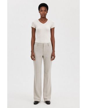 Filippa K Bootcut Wool Trousers - White