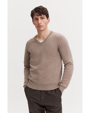 Filippa K Cashmere V-Neck Jumper - Natural