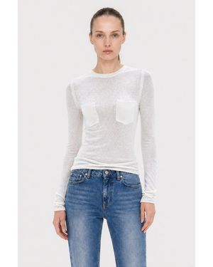 Filippa K Mesh Pocket Top - White
