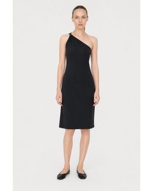 Filippa K One Shoulder Jersey Dress - Blue