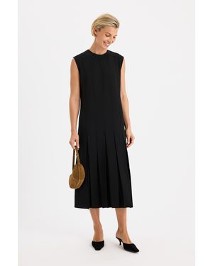 Filippa K Pleated Dress - Black