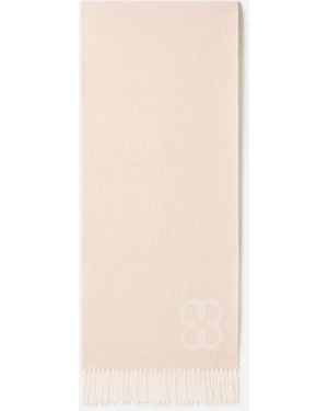 Filippa K Monogram Scarf - Natural