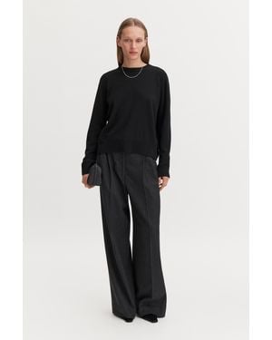 Filippa K Darcey Flannel Pants - Black