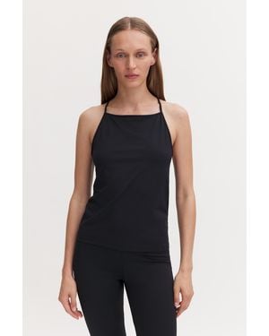 Filippa K Soft Cross-Back Tank - Black