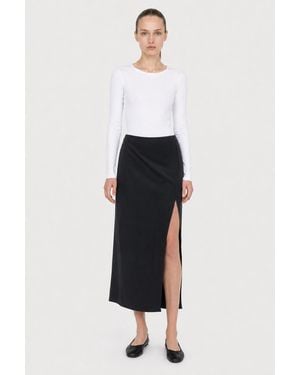 Filippa K Silk Pencil Skirt - Blue