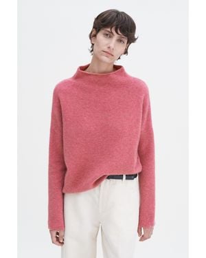 Filippa K Mika Yak Funnelneck Jumper - Red