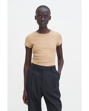 Filippa K Fine Rib Tee - Blue