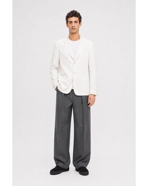 Filippa K Cotton Linen Blazer - White