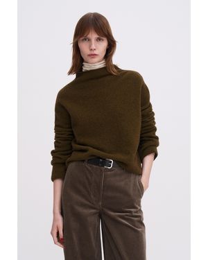 Filippa K Mika Yak Funnelneck Jumper - Brown