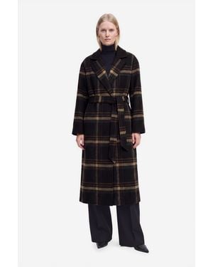 Filippa K Alyssa Check Coat - Black