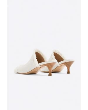 Filippa K Fringed Mules - White