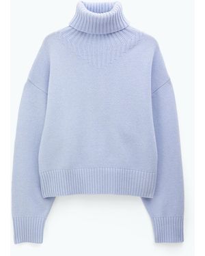 Filippa K Wool Turtleneck Jumper - Blue