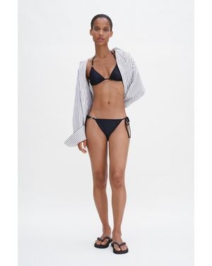 Filippa K Tie Detail Bikini Bottom - Black