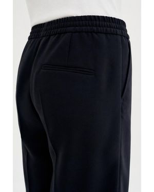 Filippa K Matte High Waisted Shorts - Blue