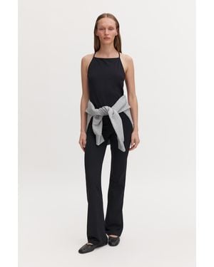Filippa K Soft Cross-Back Tank - Black