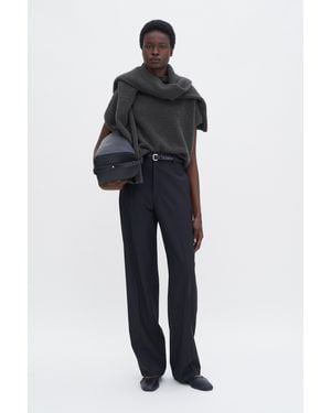 Filippa K Tailored Wool Trousers - Blue