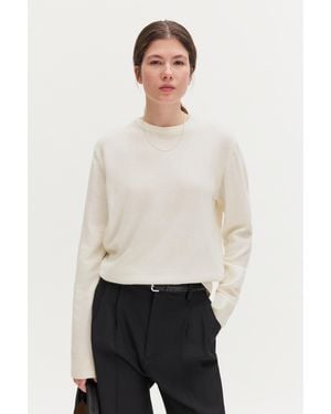 Filippa K Soft Wool Crewneck Sweater - White