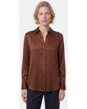 Filippa K Silk Shirt - Brown