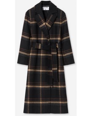Filippa K Alyssa Check Coat - Black