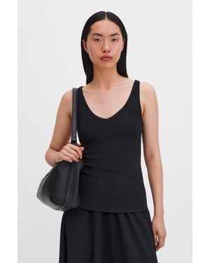 Filippa K V-Neck Tank - Black