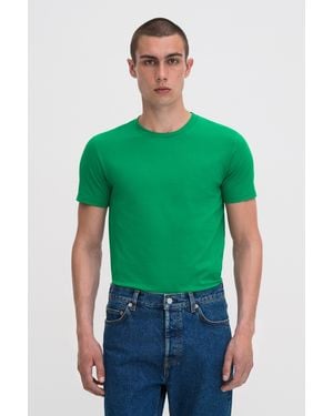 Filippa K Stretch Cotton Tee - Green